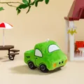 Cute green plush car toy for children, soft stuffed truck vehicle for baby comfort and play. - Green Pick-up Truck / 11cm