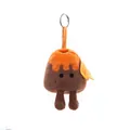Cute brown and orange plush volcano keychain charm with little legs for backpacks - Volcano Style (Mengrongfang B97) / 12cm / Coffee