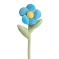 Adorabile decorazione girasole in peluche blu con centro giallo e stelo verde regalo - Girasole Blu Scuro