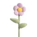 Ornamento di fiori in peluche rosa per decorazione dell'ufficio o fibbia per tende - Girasole Viola Chiaro