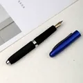 Professional blue and black metal fountain pen for business writing and calligraphy. - 0.5mm / Blue