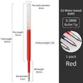 Red G2 water-based rollerball pen refill 0.5mm bullet tip replacement 99mm length - Red