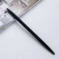 Professional slender matte black metal swivel ballpoint pen for business and office use - 0.7mm Bullet Tip / Matte Black