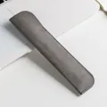 Premium graue PU-Leder-Stifthülle mit minimalistischer Schutztasche für einen Stift - Passend für 1 oder 2 Stifte / Grau