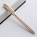 Champagne gold luxury metal rollerball pen with elegant gold clip detail and sleek finish - Champagne Gold (Gold Trim)
