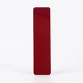 Protective red PU leather pen sleeve with diagonal opening design, variant color 02 - Red