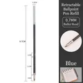 Blue 0.7mm bullet tip ballpoint pen refill with 9.7cm total length measurements - Ballpoint Ink (0.7mm) / Blue