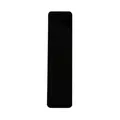 Custodia per penne minimalista in pelle PU nera con design a bocca obliqua per penne - Nero