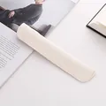 Funda protectora de cuero PU beige para Apple Pencil con costuras de alta precisión - Funda Sencilla para Lápiz / Blanco Roto