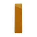Astuccio per penna in pelle PU giallo-marrone con un apertura diagonale singola - Arancione