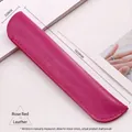 Rosenrote minimalistische PU-Leder-Eingabestift-Hülle 160x30mm schlanke Schutztasche - Fuchsia