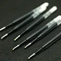 Universal 100mm black ink gel pen refills with needle point tip for smooth writing - Blue