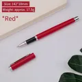 Elegant red metal business rollerball pen with silver accents for office and gifts - Business Metal Pen (809 Sign Pen) / 0.5mm / Red