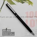 Premium professional glossy black metal ballpoint pen for office and business gifts - Bright Black
