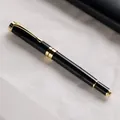 Luxury black and gold executive rollerball pen with minimalist design for business writing - Black Gold