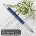 Blue 6-in-1 multi-functional tool pen with ruler, spirit level and stylus for tech - Blue
