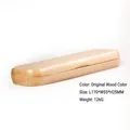 Handgefertigte Stiftebox aus natürlichem Ahornholz mit elegant abgerundeten Kanten - Ahornholz (Naturholzfarbe) / 17.5*5.5*2.5CM