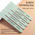 Limes à ongles professionnelles 5 pièces double face pour lisser et polir les ongles naturels - Bande de Polissage Ronde Double Extrémité