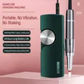 Portable brushless electric nail drill machine for professional manicure and pedicure. - Green