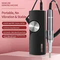 Professional portable electric nail drill with 30000 RPM for manicure and pedicure - Black