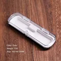 Caja de regalo transparente minimalista para un solo bolígrafo, gris, 165x48x25mm - 16.5*4.8*2.5CM / Gris