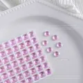 Roze transparante vierkante nail art steentjes, maat 8x8mm voor sprankelende manicure. - Dikke Vierkante Stijl (6#) / 8*8mm / Roze Doorschijnend