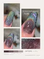Glinsterende regenboog holografische kattenoog nagellak gel variant N.06 glitter effect - 06# Laser Glitter Kattenoog
