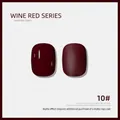 Vernis à ongles gel rouge vin professionnel 10# avec finitions brillante et mate. - 10#Bordeaux