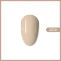Professional nude beige nail gel polish swatch G02# popular autumn winter nail color - 02# Caramel Cocoa (Light Beige G02#)