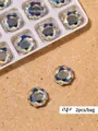 Professional aurora flat-bottom iridescent rhinestones for French nail art, 2pcs per bag - Irregular Flatback Drill (04#)