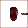 Professional deep caramel gradient gel nail polish variant G10 for autumn and winter manicure - 10# Caramel Cocoa (Dark Brownish Red G10#)