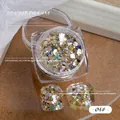 04# Colorful hexagonal nail glitter sequins with holographic dream flash effect - Model 04# Laser Sequins