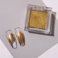 Polvere per unghie a specchio oro solido 01# per un effetto professionale di finitura cromo - 01# Oro