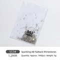 Professional SS3 1.2mm AB iridescent flatback nail art rhinestones pack of 1440pcs - SS3 Style / 1440 Pieces/Pack / AB Iridescent