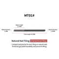 Punta per fresa per unghie in acciaio al tungsteno MT01# per rimozione cuticole e nail prep - MT01# Punta / 2.3x12.7mm / Argento