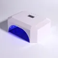 Professional white plug-in LED nail lamp machine for fast drying gel manicure use - Plug-in Model / White