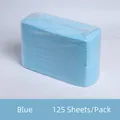 125 pack of blue disposable waterproof table mats for professional nail salon workstation - 125PCS / Blue