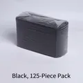 Pack of 125 black disposable waterproof nail table mats for salon tool cleaning - 125PCS / Black