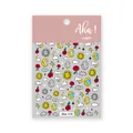 Zon en maan nagelstickers met waterdichte zelfklevende achterkant - Zon Maan en Roos Stijl (Aha! 019)