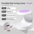 Mini lampe à ongles UV LED portable violette pour un séchage rapide du vernis - Lampe à Ongles Ouverte (xzmuv-1) / Violet
