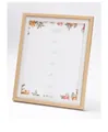 Elegant Japanese style magnetic eyelash display frame with a light wood finish - Wood Color Display Board (Without Try-on Tools)