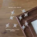 Elegant snowflake zircon and pearl nail art charm for manicures, size 11x14mm, single pack - Rhombic Snowflake Style (10#) / Single Piece