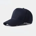 Navy blue high-top structured baseball cap with 'Classic' side label - Large Circumference (60-62cm) / Navy Blue