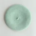 Mint green wool beret for women in a retro artistic style - M (56-58cm) / Porcelain Green
