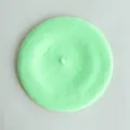 Retro mint green wool beret for women, soft felt texture, minimalist autumn fashion accessory - M (56-58cm) / Fluorescent Green
