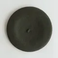 Classic dark green wool beret hat for women with soft felt texture for autumn and winter. - M (56-58cm) / Pickle Yellow