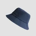 Breathable navy blue full mesh quick-dry bucket hat for sun protection and summer comfort - M (56-58cm) / Navy Blue