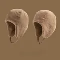 Warm reversible winter aviator hat featuring corduroy and sherpa fleece with ear flaps - One Size(56-58cm) / Reversible / Khaki