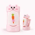 Cute pink rabbit cartoon quilt clips and bed sheet fasteners for anti-slip bedding - Bunny Style / Pink
