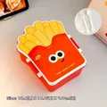Cute cartoon French fries shaped bento lunch box with fork and spoon set for kids - French Fries